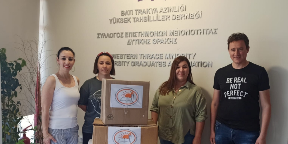 BTAYTD’den İmathia Müslümanları Derneği’ne yardım