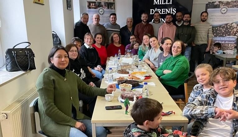 Viersen'deki Batı Trakya Türkleri 29 Ocak Toplumsal Dayanışma ve Milli Direniş Günü'nü andı