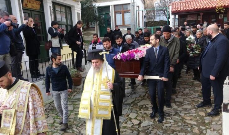 Fener Rum Patriği Bartholomeos'un ablası Gökçeda’da toprağa verildi