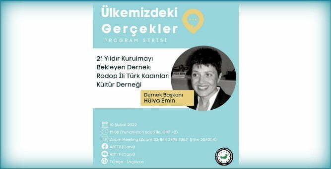 Hülya Emin ‘Ülkemizdeki Gerçekler’ programının konuğu oluyor