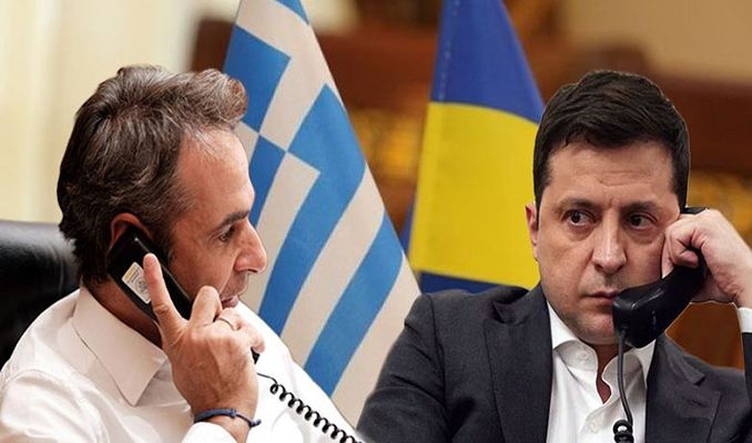 Miçotakis, Ukrayna Devlet Başkanı Zelenskiy ile telefonla görüştü