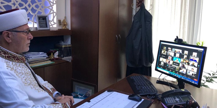 Müftü İbrahim Şerif, Diyanet İşleri Başkanlığı’nın düzenlediği toplantıya katıldı