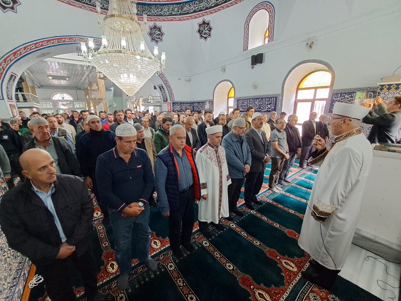Batı Trakya’da Filistin'de hayatını kaybedenler için gıyabi cenaze namazı kılındı