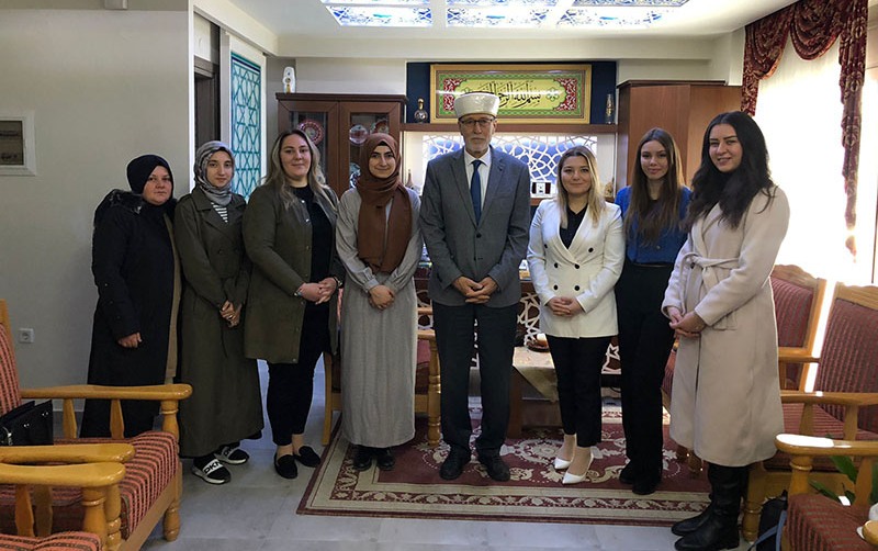 BTAYTD Kadınlar Kolu’ndan müftü İbrahim Şerif’e ziyaret