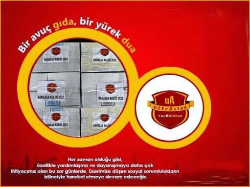 Batı Trakyalı Galatasaraylılar ihtiyaç sahibi ailelere "Ramazan kolisi" dağıtıyor