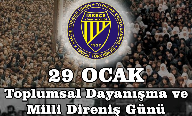 “29 Ocaklar ikinci sınıf vatandaş muamelesini kendisine reva gören anlayışa “ARTIK YETER” dediği dönüm noktasıdır”