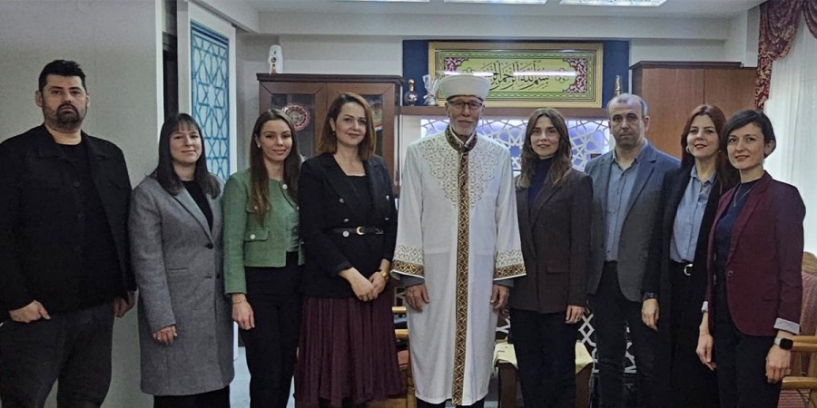 BTAYTD yönetiminden Müftü İbrahim Şerif’e nezaket ziyareti