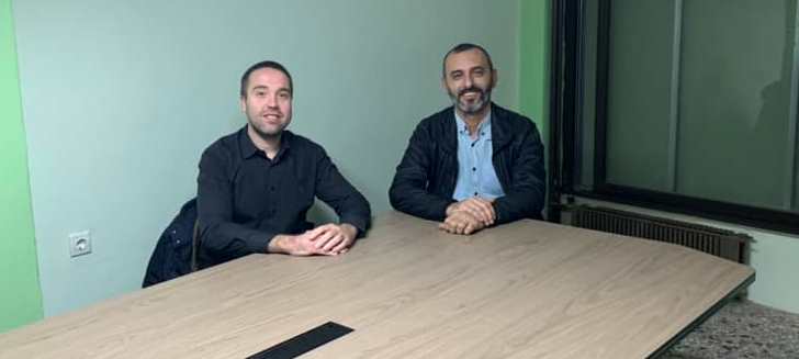 ‘Birlik’ başkanı Erdem Hüseyin’den ‘Umut’ başkanı Tarkan Multaza’ya ziyaret
