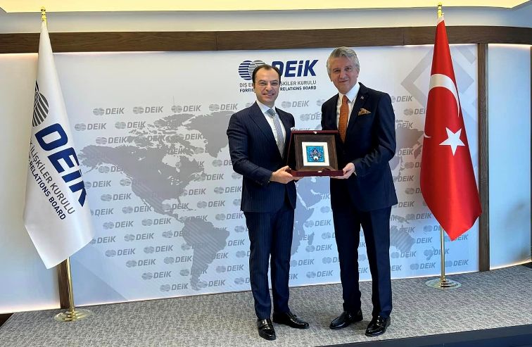 Levent Sadık Ahmet, Büyükelçi Çağatay Erciyes’i ağırladı