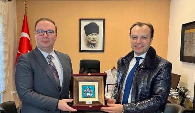 Levent Sadık Ahmet, Gümülcine Başkonsolosu Aykut Ünal’ı ziyaret etti