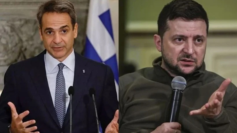 Miçotakis ile Ukrayna Devlet Başkanı Zelenskiy telefonda görüştü