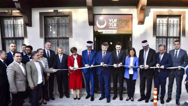 GTGB Başkanı Sedat Hasan, YTB Edirne Koordinasyon Ofisi açılışına katıldı