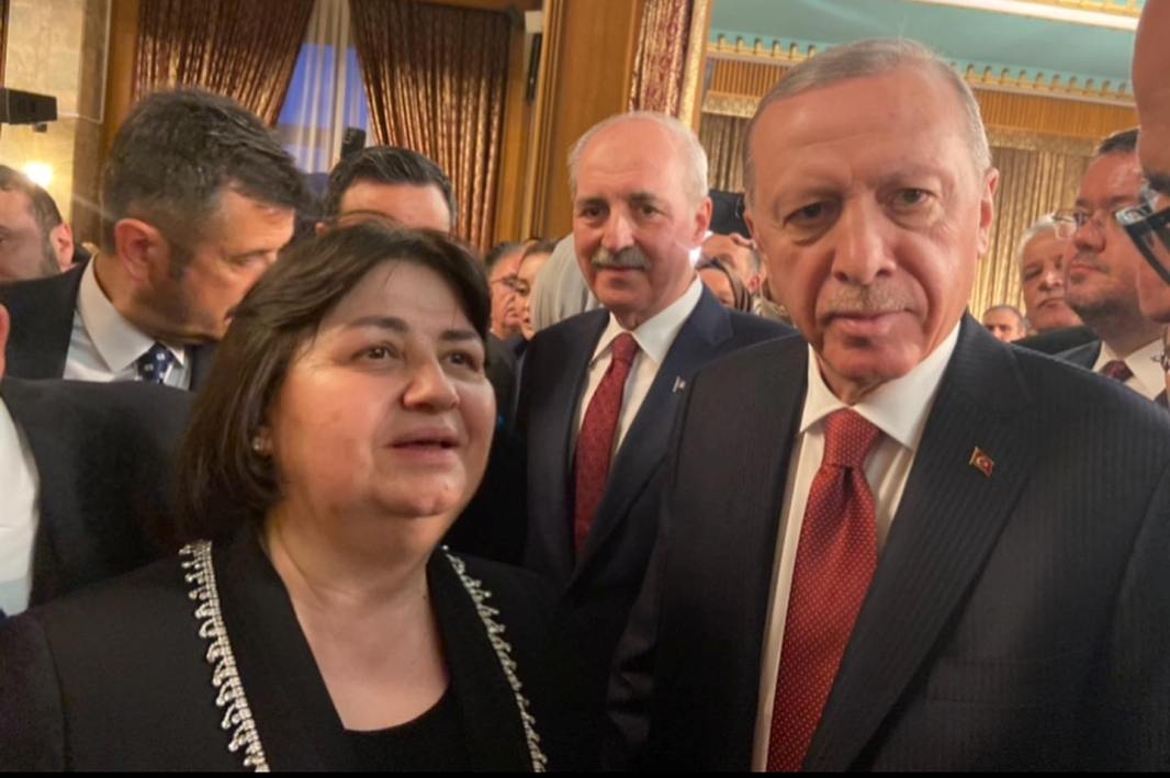 Işık Sadık Ahmet, Türkiye Cumhurbaşkanı Recep Tayyip Erdoğan ile bir araya geldi