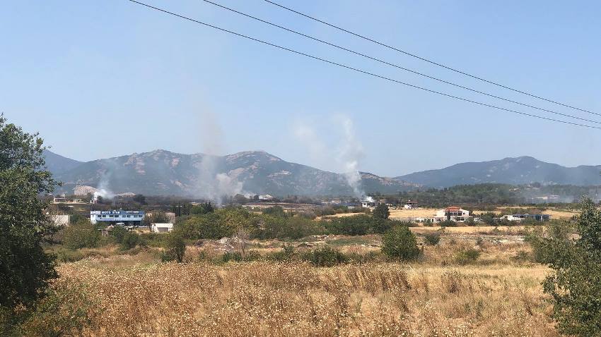 Gümülcine – Kozluköy bölgesindeki yangın kontrol altına alındı