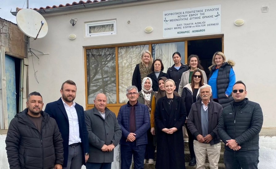 DEB Partisi Musaköyde soydaşlarla bir araya geldi