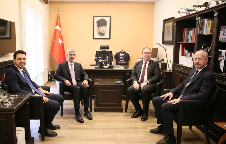 Türkiye Milli Eğitim Bakan Yardımcısı Nazif Yılmaz ve YTB Başkanı Abdullah Eren, Başkonsolos Aykut Ünal'ı ziyaret etti