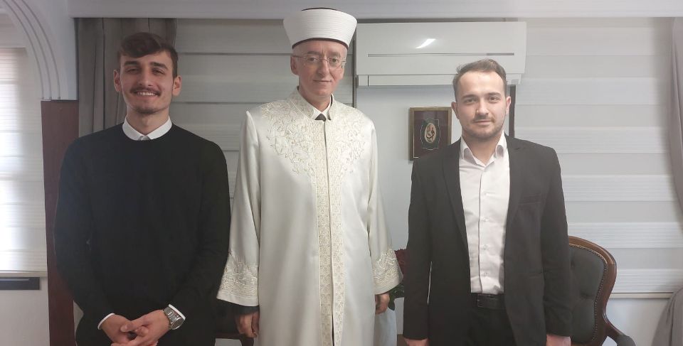 BATÖB üyelerinden İskeçe Müftüsü Mustafa Trampa’ya ziyaret