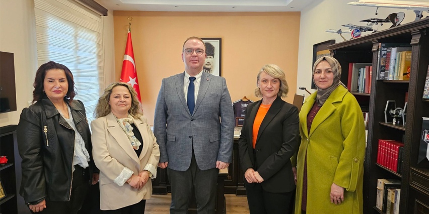 Kadın Platformu üyelerinden Gümülcine Başkonsolosu Aykut Ünal’a ziyaret