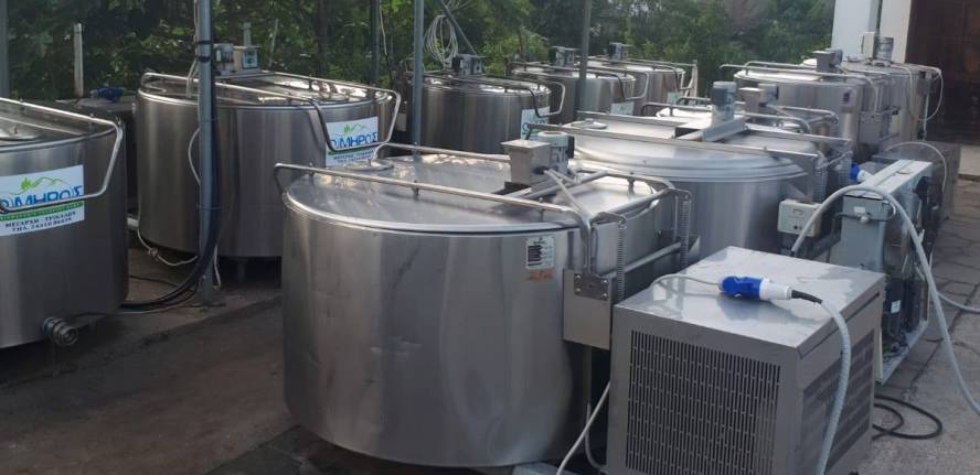 Süt üreticilerine yönelik Kızılağaç köyünde, trifaze elektrik sistemi kuruldu