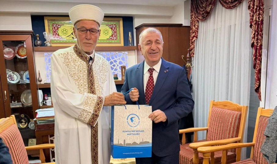 Ümit Özdağ, Gümülcine Müftüsü İbrahim Şerif’i ziyaret etti