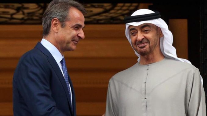 Başbakan Miçotakis ile BAE Devlet Başkanı Al Nahyan bir araya geldi