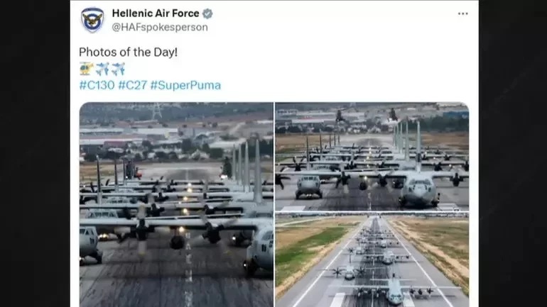 Yunan Hava Kuvvetleri tepki çeken "C130" paylaşımını sildi, taziye mesajı paylaştı