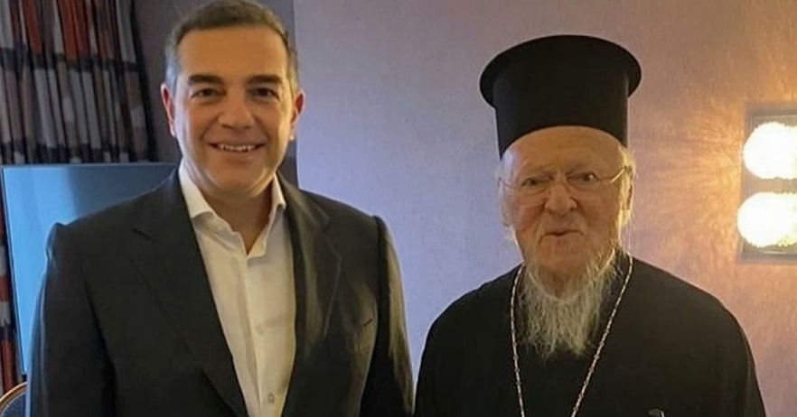 Çipras, Strazburg’da Patrik Bartholomeos ile görüştü