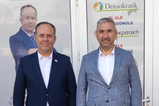 Fatih Ünal’dan, Rıdvan Ahmet’in seçim bürosuna ziyaret