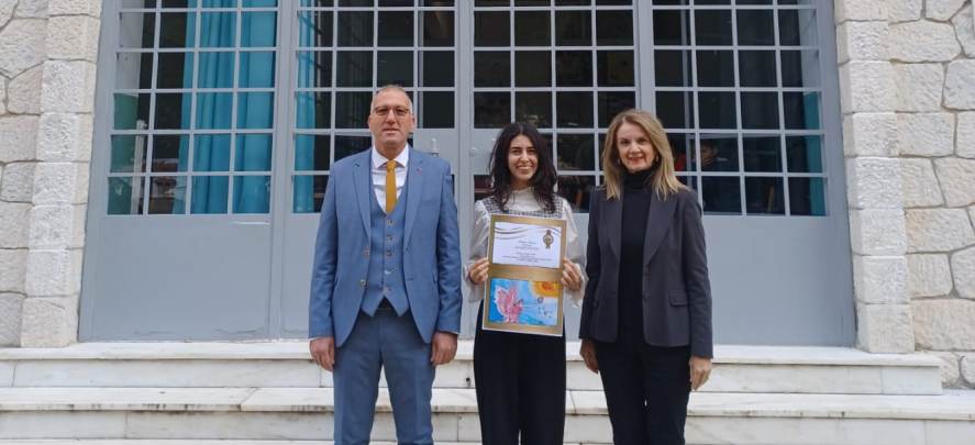 Celal Bayar Azınlık Lisesi, Uluslararası Çocuk Olimpiyatları Resim yarışmasında ödüle layık görüldü