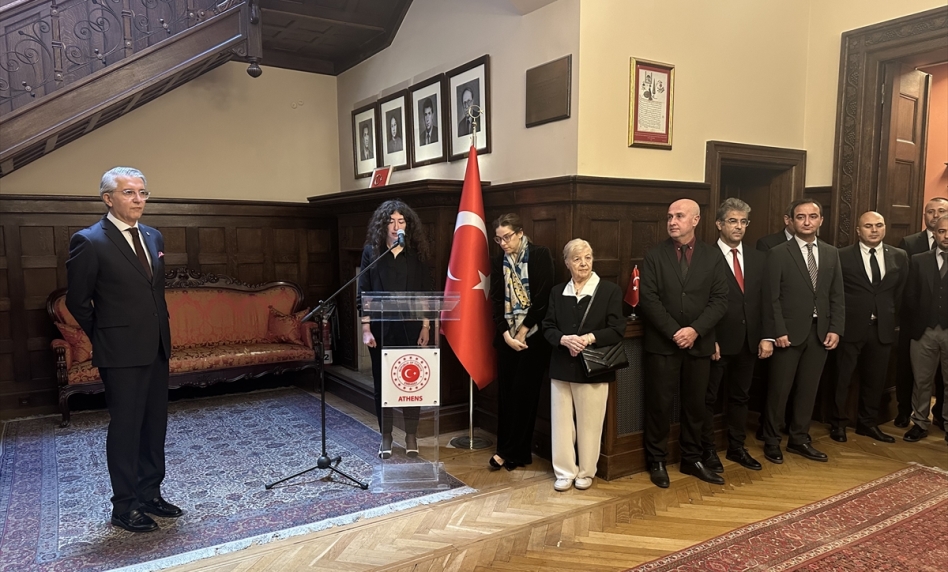 Atatürk, ebediyete intikalinin 86. yılında Atina'da anıldı