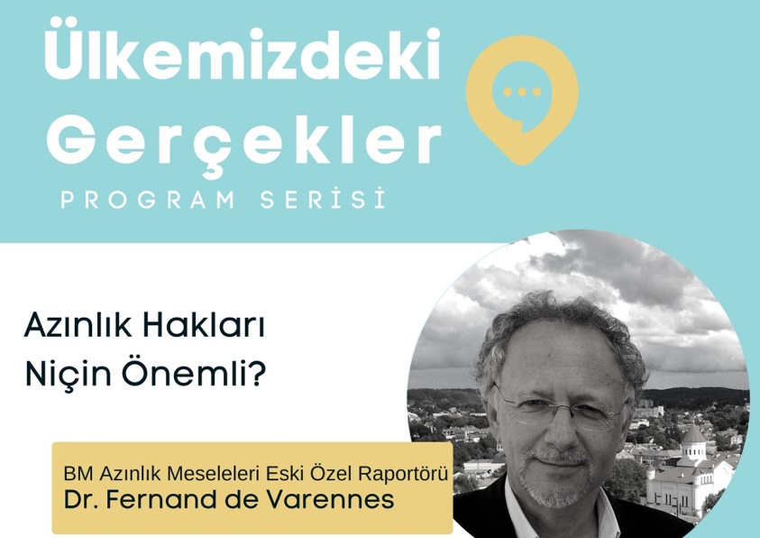 ‘Ülkemizdeki Gerçekler’in konuğu Dr. Fernand de Varennes
