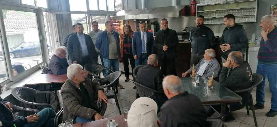 Topsidis ve İmam, dolu yağışının olduğu bölgede