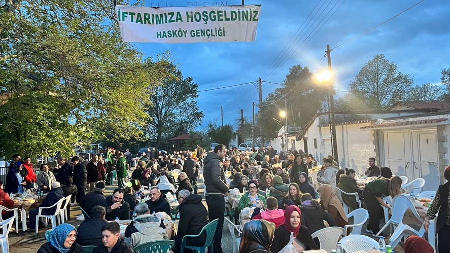 Hasköy’de toplu iftar programı