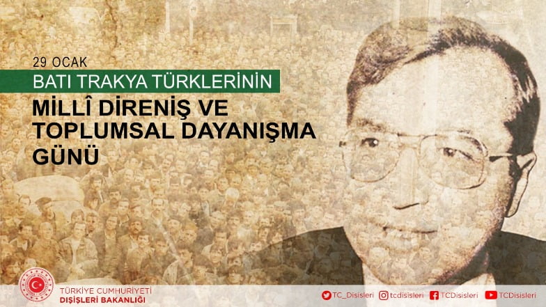 "Batı Trakya Türklerinin haklarının yılmaz takipçisi olmayı sürdüreceğiz"