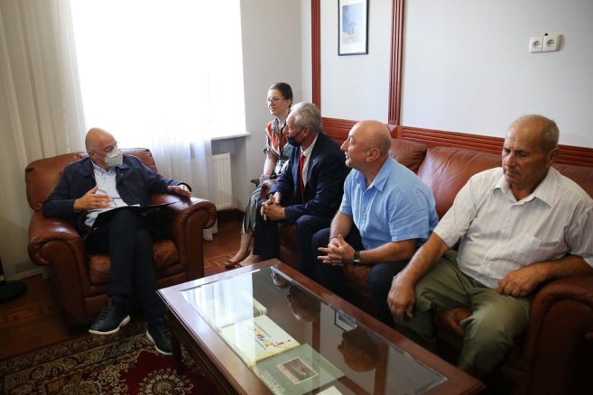 Dışişleri Bakanı Dendias Odessa'yı ziyaret etti
