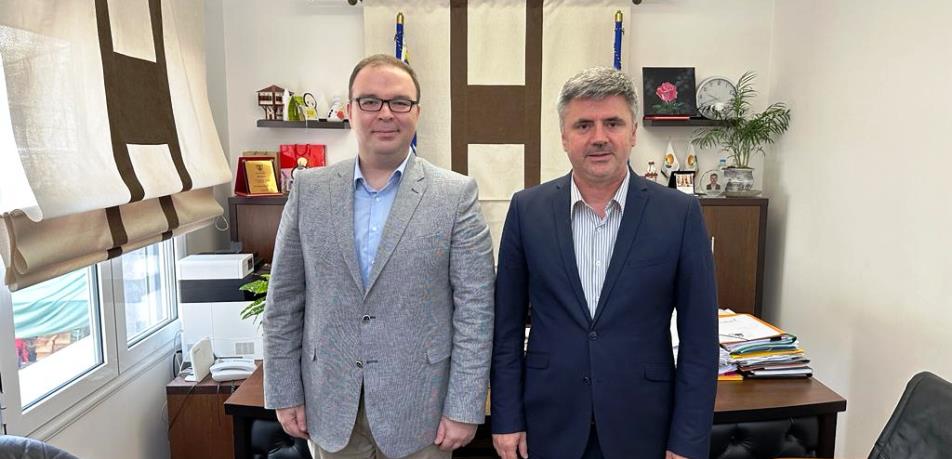 Başkonsolos Aykut Ünal’dan Mustafçova Belediye Başkanı Rıdvan Delihüseyin’e ziyaret