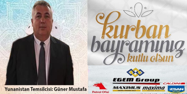 Güner Mustafa’dan bayram mesajı