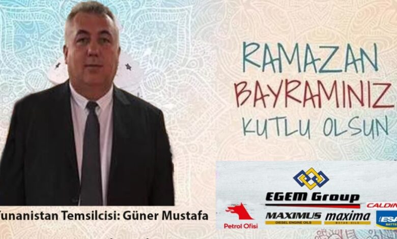 Güner Mustafa’dan bayram mesajı