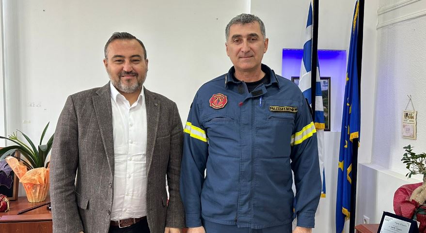 Rodop İtfaiye Müdüründen Yassıköy Belediyesine ziyaret