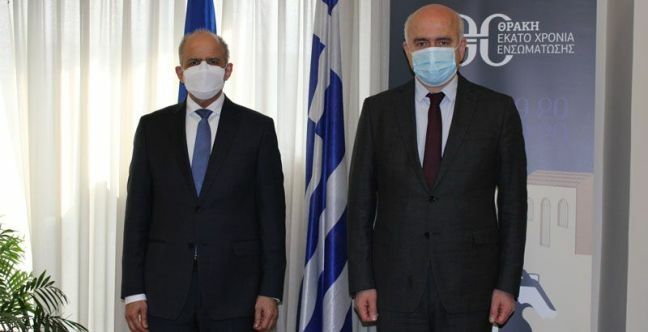 Suudi Arabistan Büyükelçisi Alammar Eyalet Başkanı Metios’u ziyaret etti