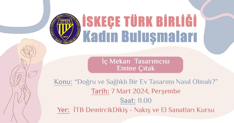 "İskeçe Türk Birliği Kadın Buluşmaları" Demircik köyünde