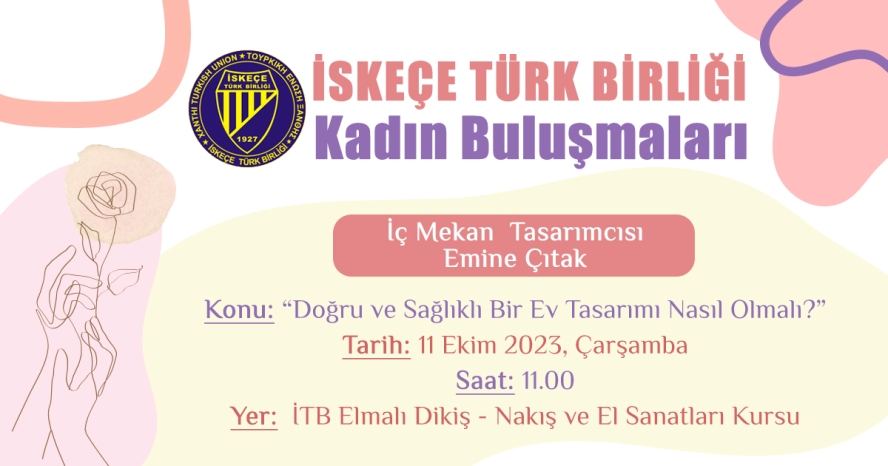 “İskeçe Türk Birliği Kadın Buluşmaları” Elmalı ile devam ediyor