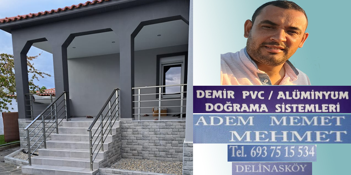 Alüminyum Doğrama Ustası Mehmet Adem Mehmet’ten bayram tebriği