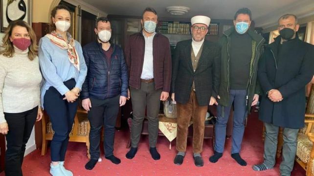 İskeçe Müftüsü Ahmet Mete'ye ziyaretler devam ediyor