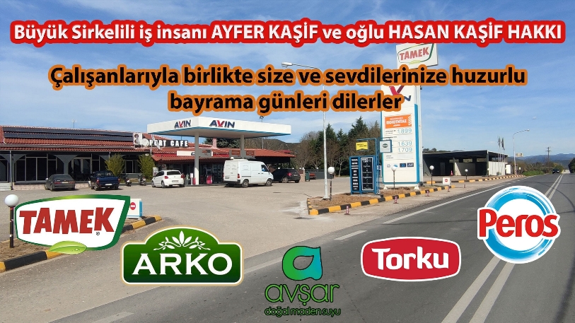 İş insanı Ayfer Kaşif ve oğlu Hasan Kaşif Hakkı'dan bayram tebriği