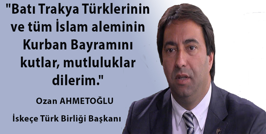 İTB Başkanı Ozan Ahmetoğlu'ndan bayram mesajı