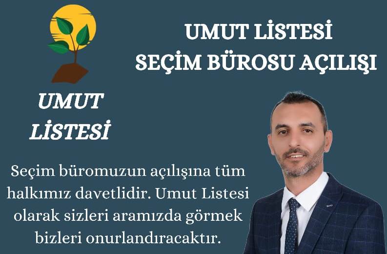 UMUT Listesi seçim bürosunu açıyor