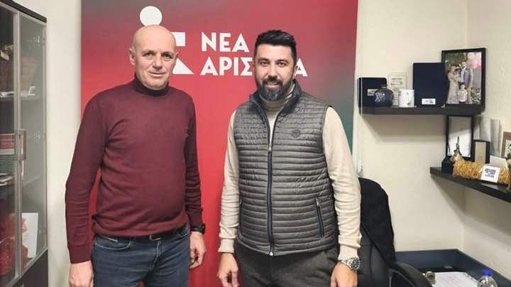 Özgür Ferhat, kooperatif başkanı Sinan Amet’i siyasi bürosunda ağırladı