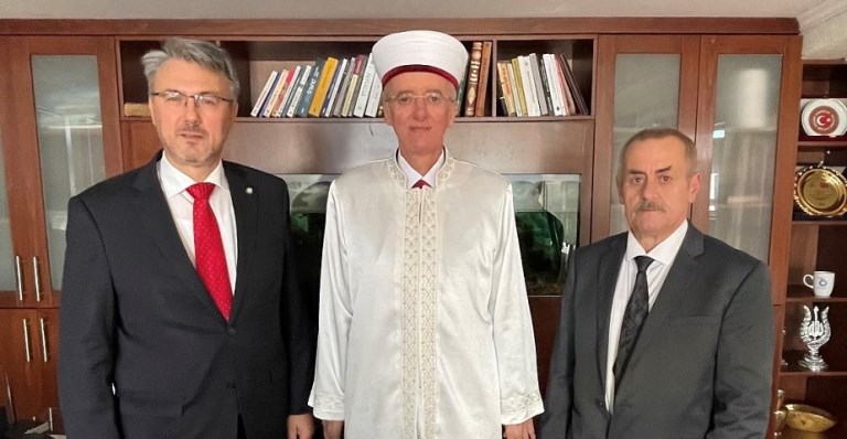 ABTTF’den İskeçe Müftüsü Mustafa Trampa’ya ziyaret