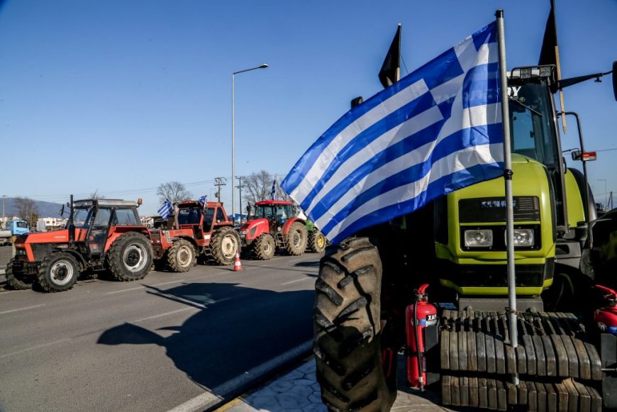 Avrupa’daki çiftçi eylemine Yunanistan’daki çiftler de destek veriyor